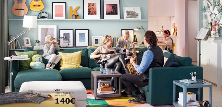 Cliquez ici pour voir les salons Ikéa Cliquez ici pour voir les salons Ikéa