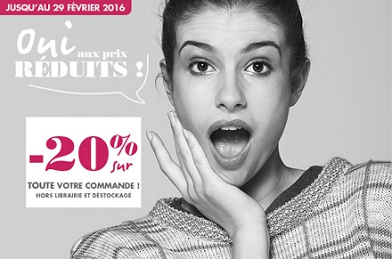Dites OUI aux prix réduits ! Dites OUI aux prix réduits !