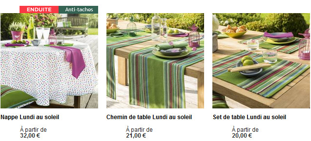 Mettez un peu de couleur avec du beau linge de table ! Mettez un peu de couleur avec du beau linge de table !
