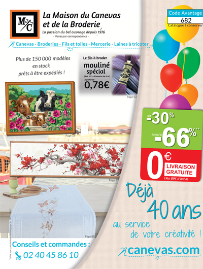 Découvrez le catalogue de la Maison du Canevas ! Découvrez le catalogue de la Maison du Canevas !