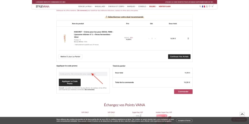code promo Stylevana