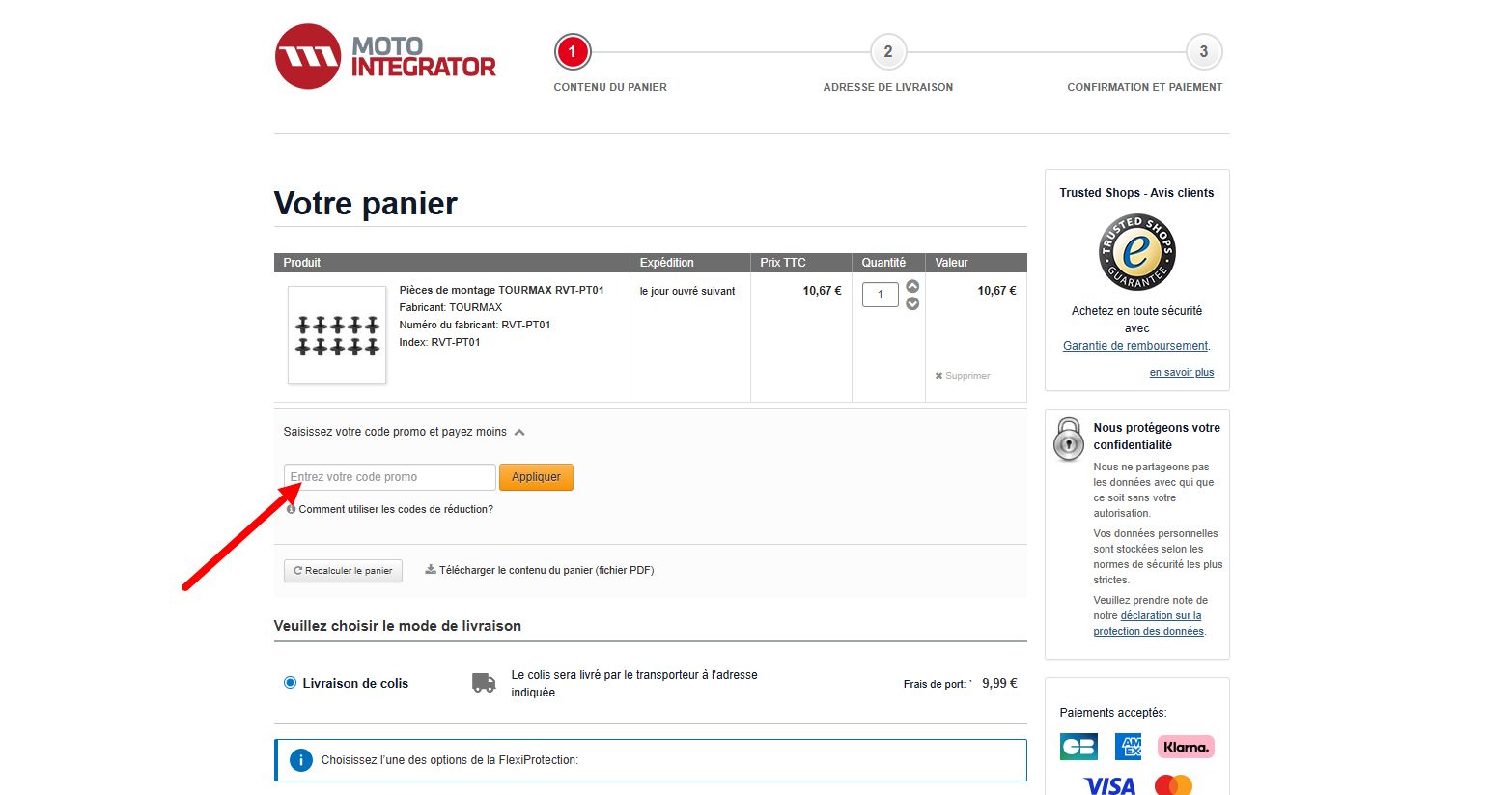 code promo Motointegrator
