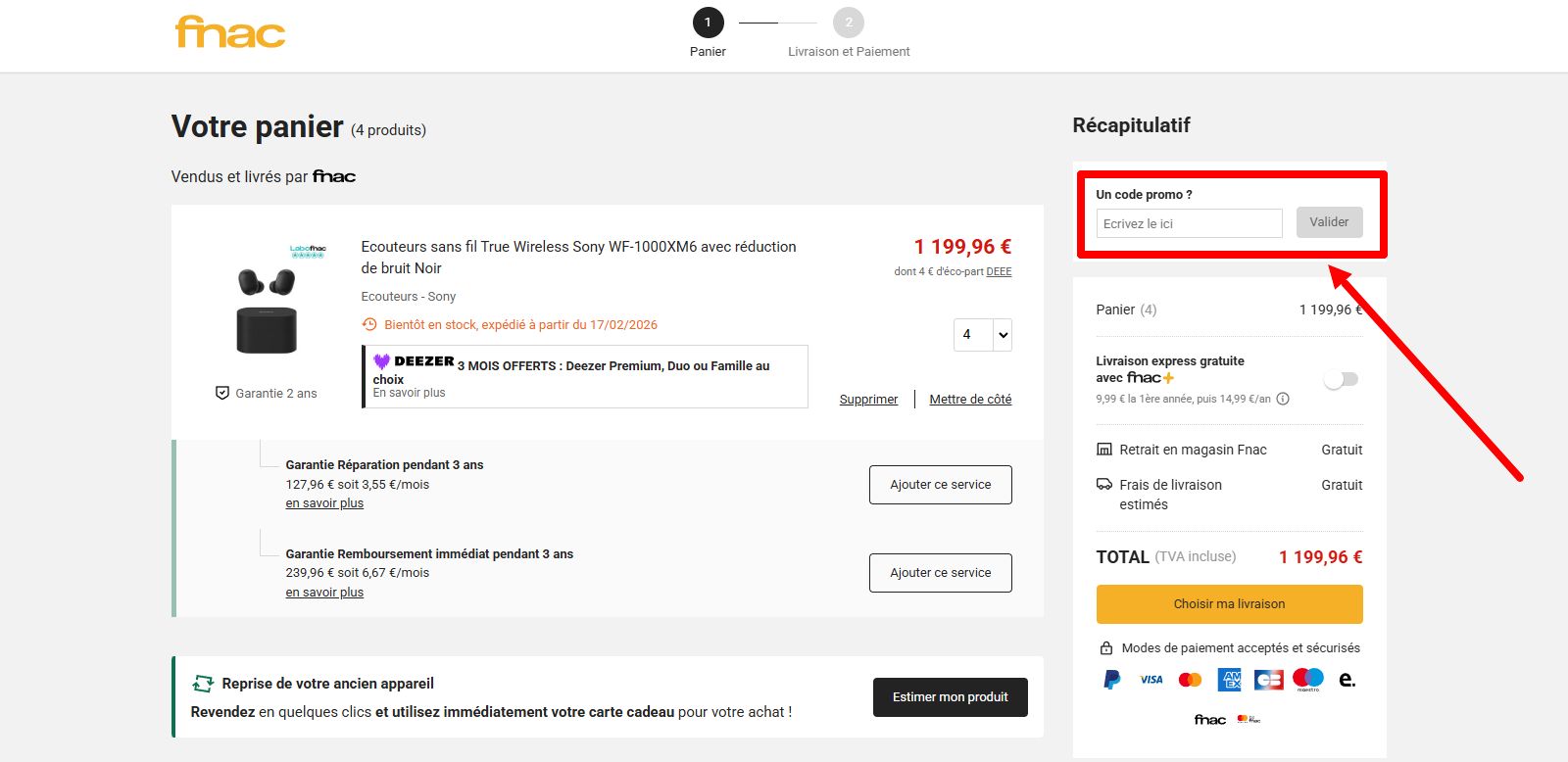“Comment activer un code promo Fnac”