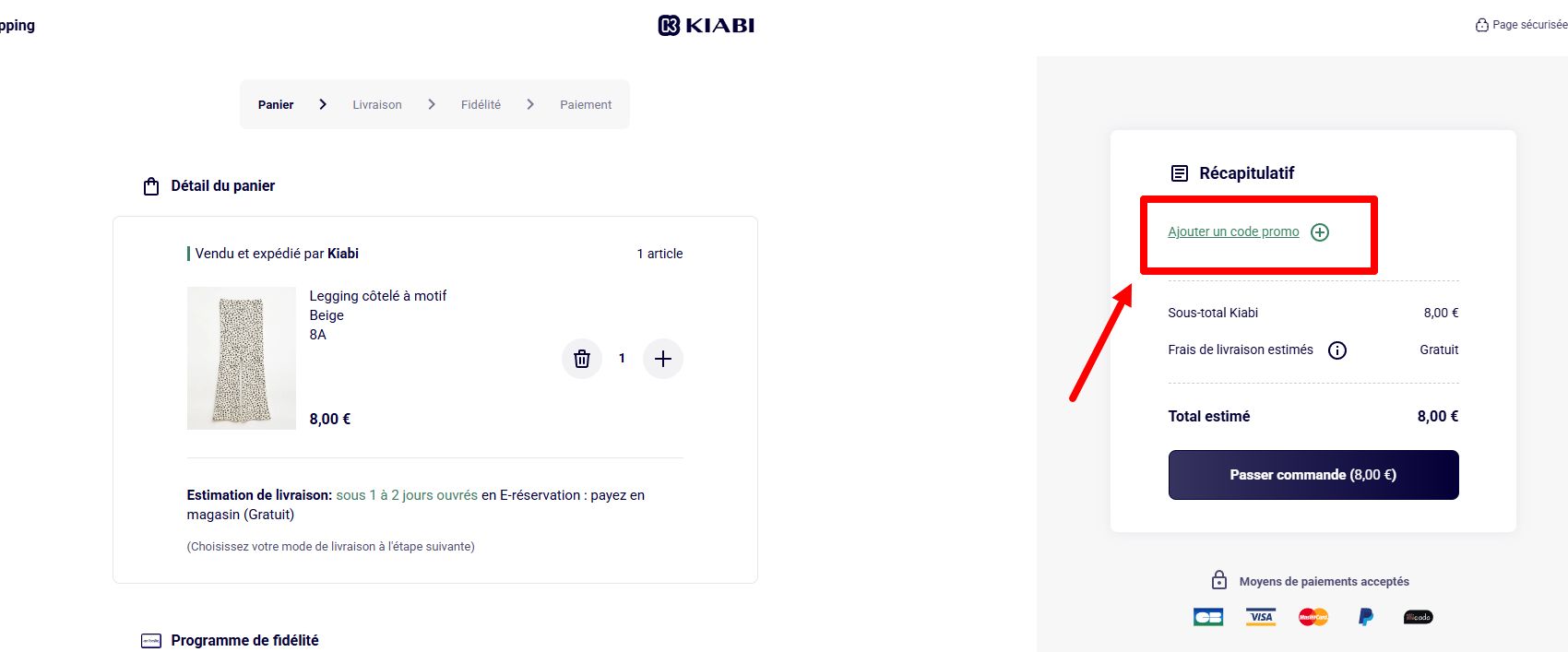 Code Promo Kiabi 10e