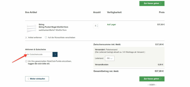 code promo AmbienteDirect