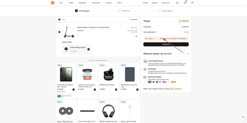code promo Xiaomi
