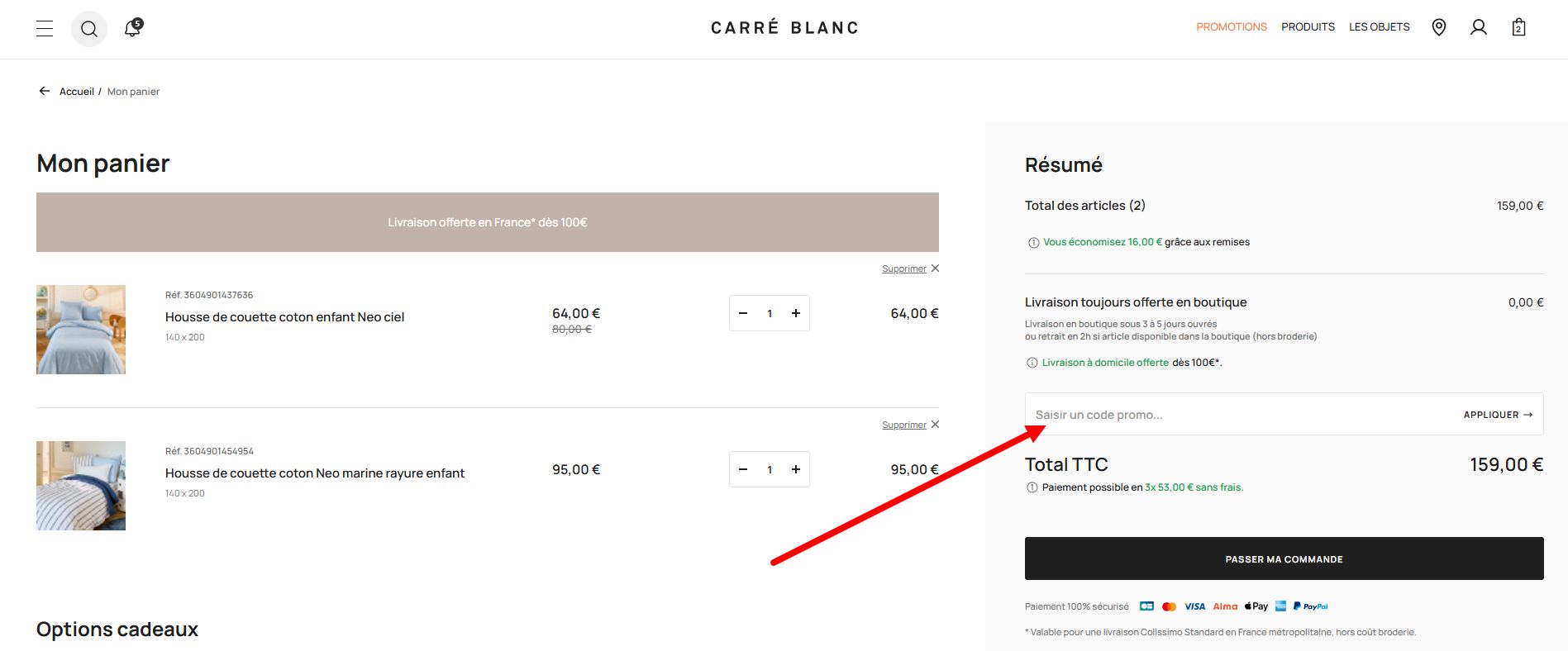 Carré Blanc