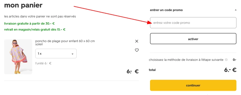 code promo HEMA