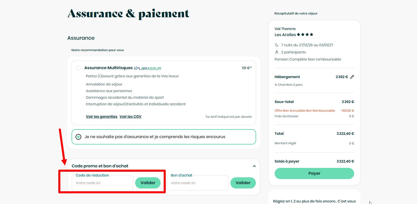 “Comment activer un code promo MMV”