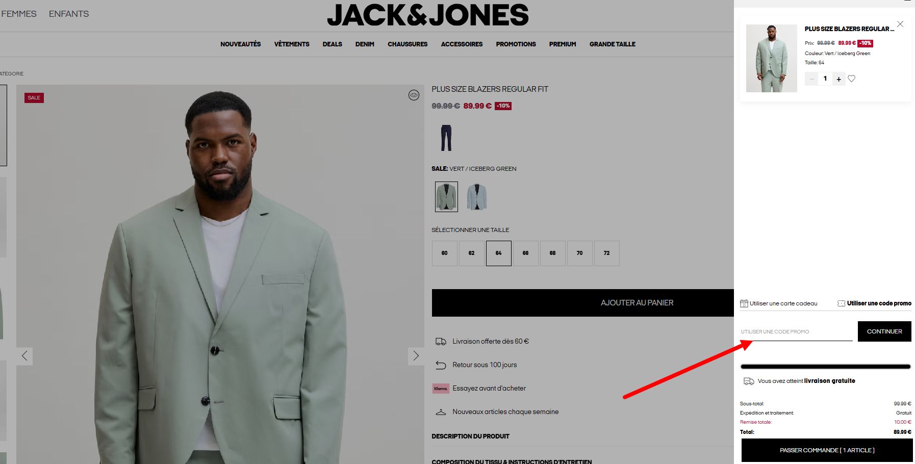 “Comment activer un code promo Jack & Jones”