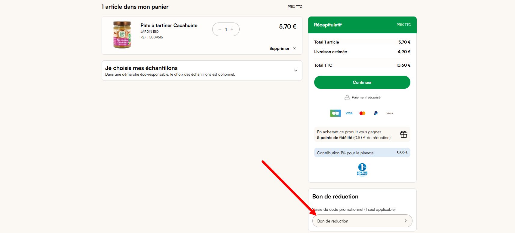 “Comment activer un code promo Léa Nature”