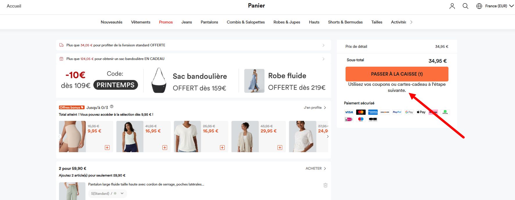 “Comment activer un code promo Halara”