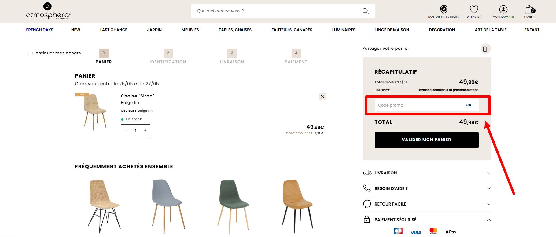 “Comment activer un code promo Atmosphera”