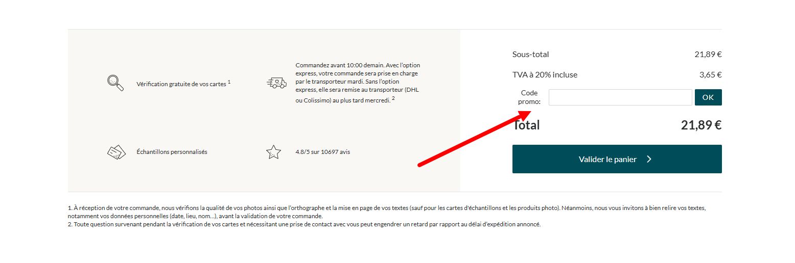 “Comment activer un code promo Faireparterie”