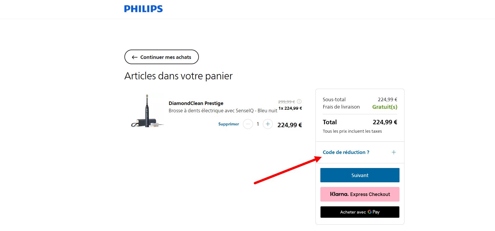 “Comment activer un code promo Philips”
