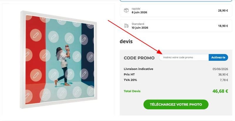 code promo Pixartprinting