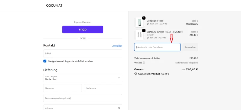 code promo Cocunat
