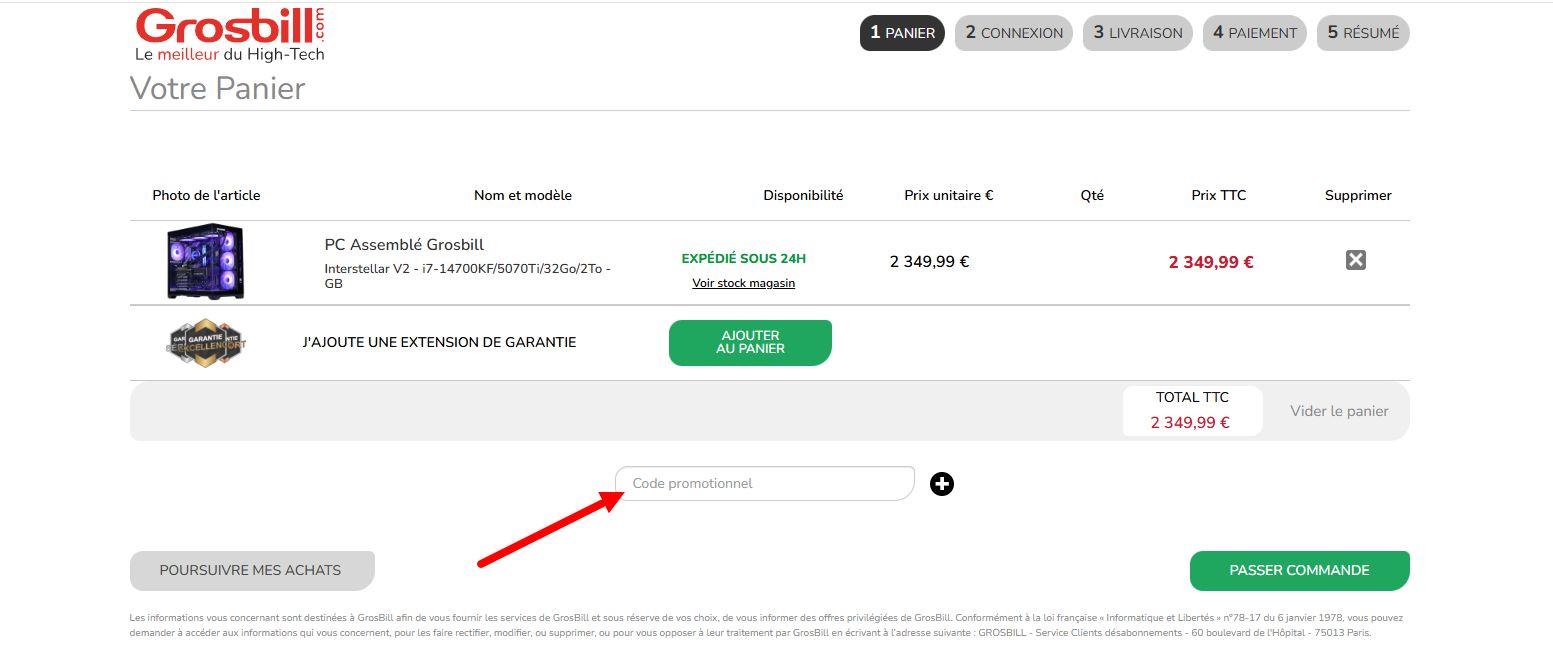 code promo GrosBill