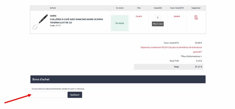 code promo Nisbets