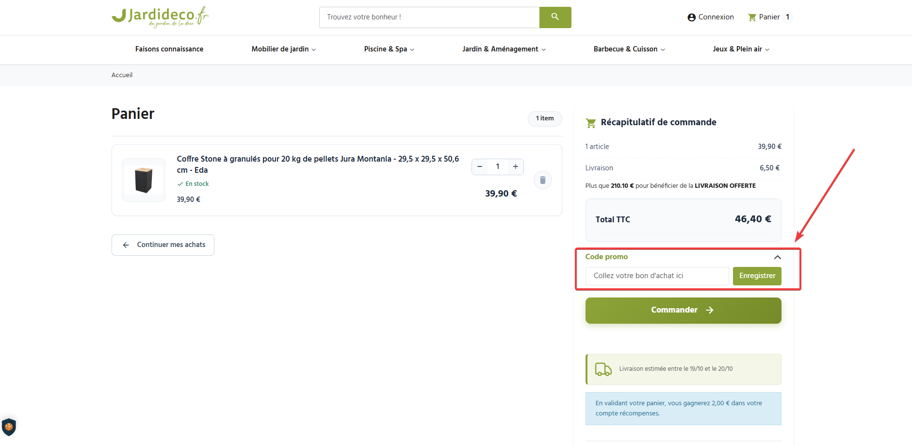 code promo Jardideco