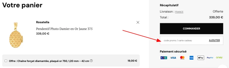 code promo Ocarat