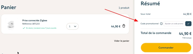 code promo Somfy