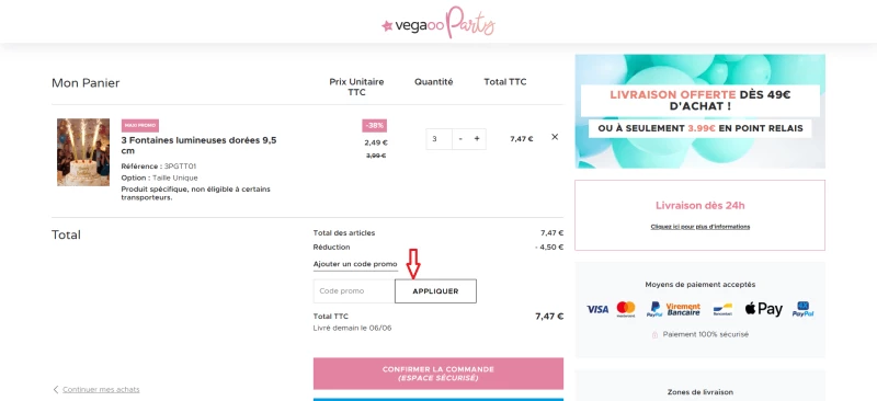 code promo Vegaooparty