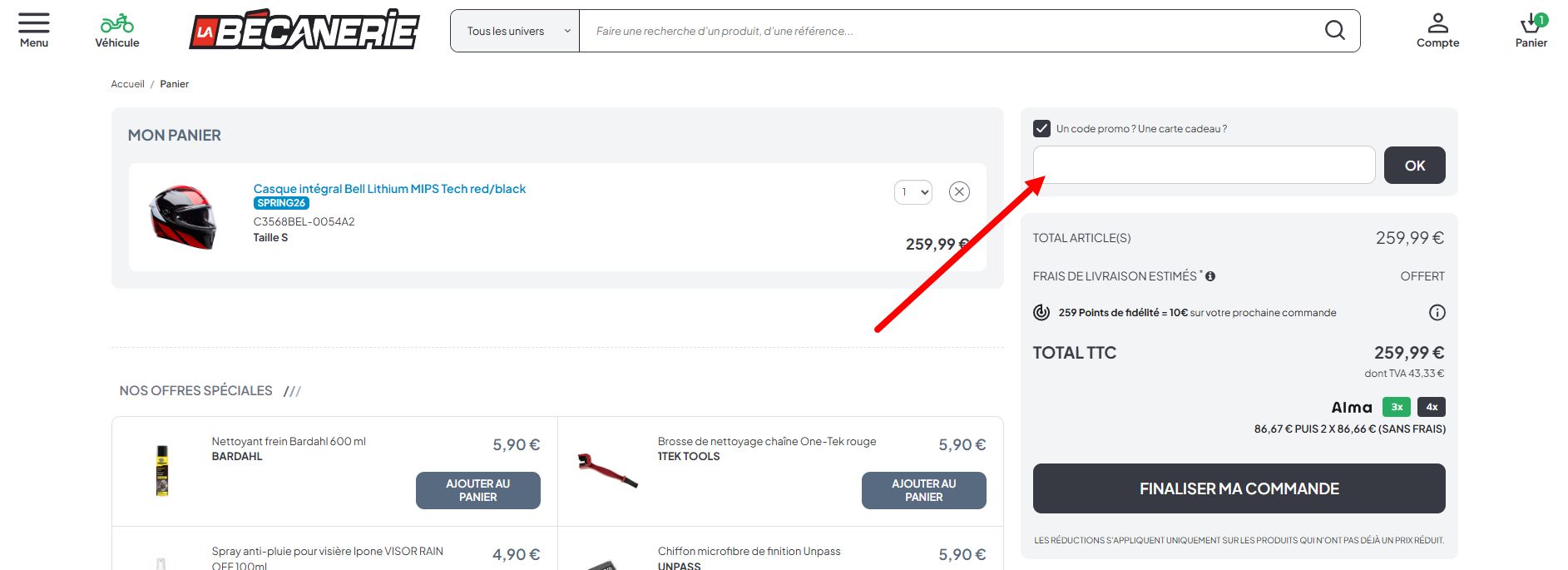 code promo La Becanerie