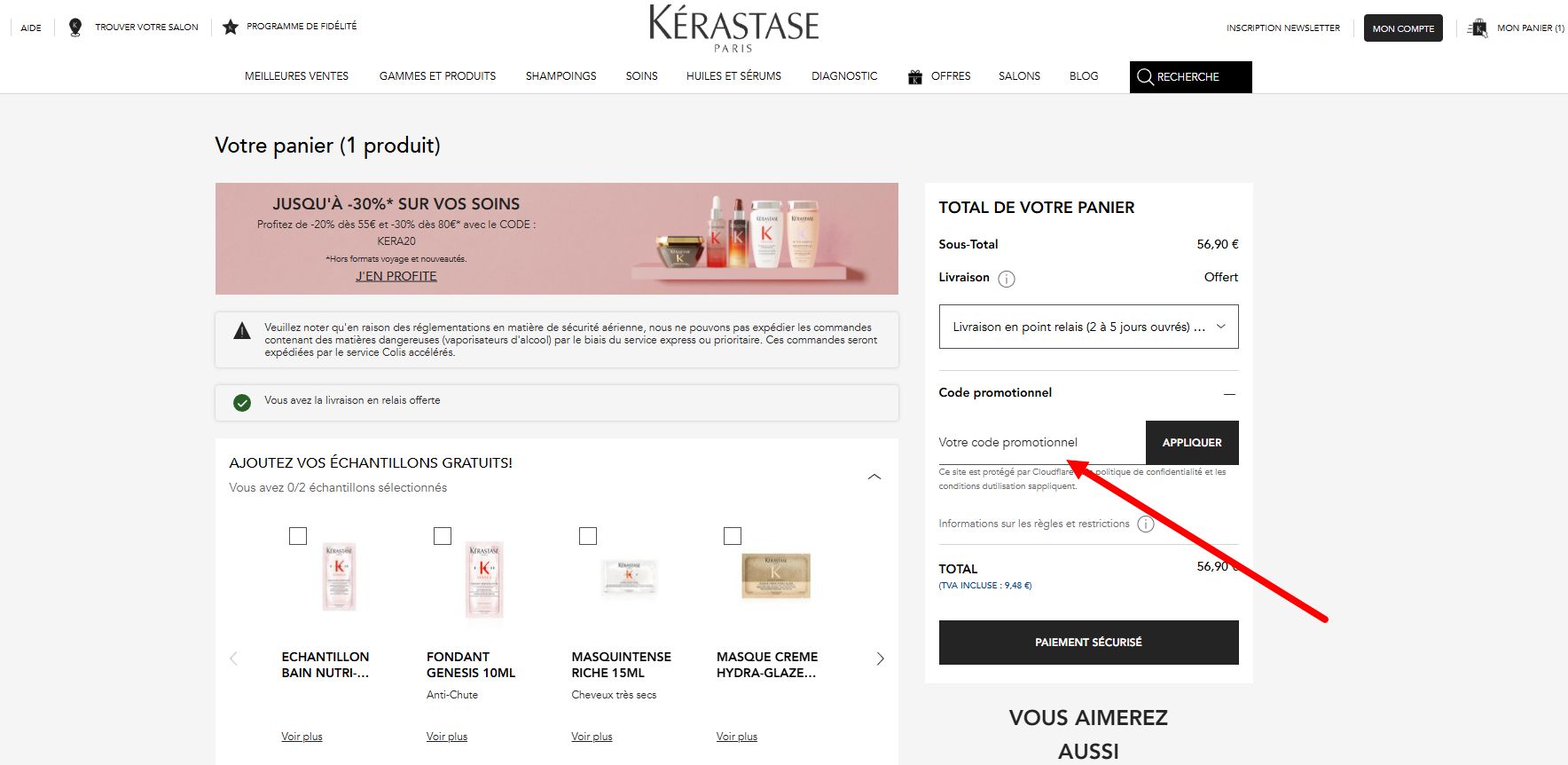 code promo Kerastase