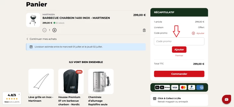 code promo Esprit Barbecue