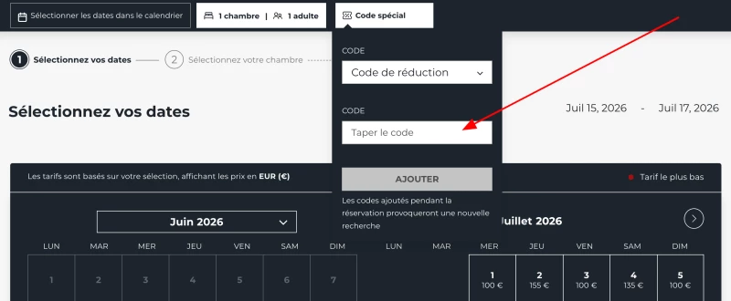 code promo The Originals Hotels