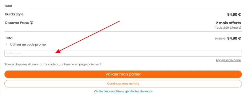 code promo Viapresse