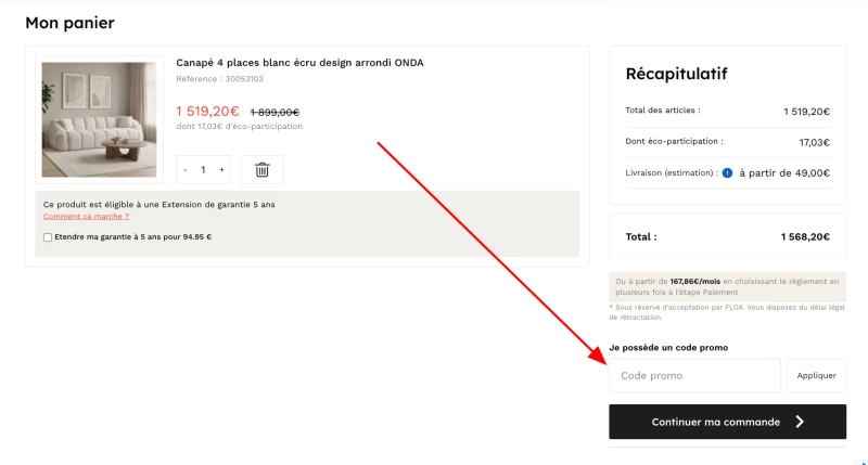 code promo Pier Import