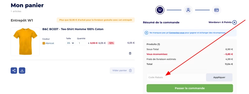 code promo Wordans