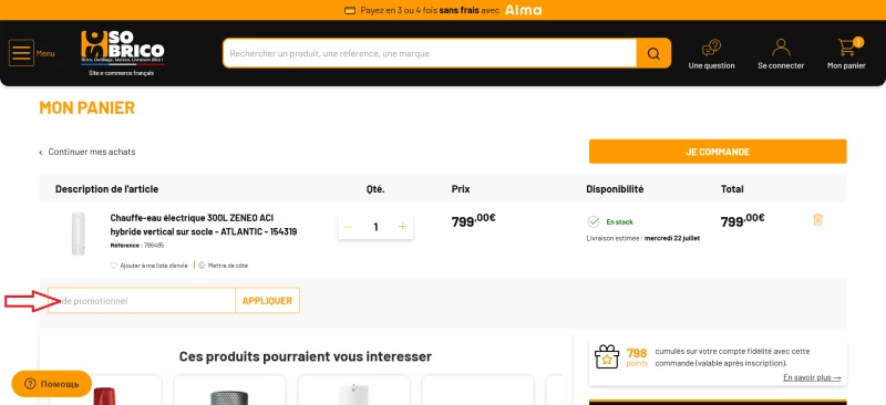 code promo Sobrico
