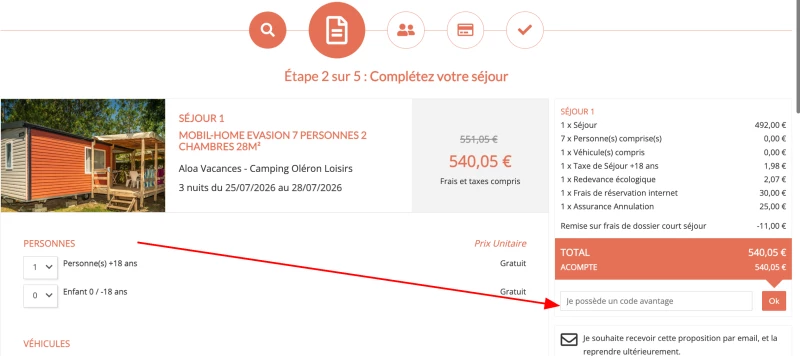 code promo Aloa Vacances