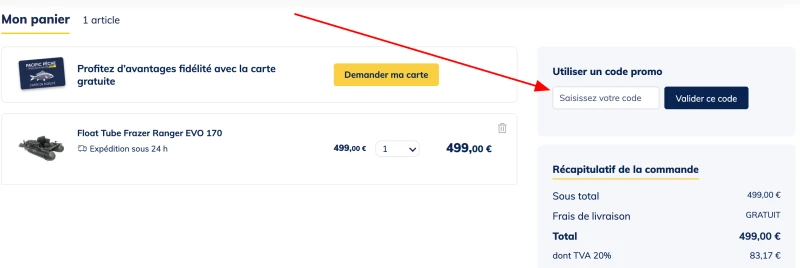 code promo Pacific Peche