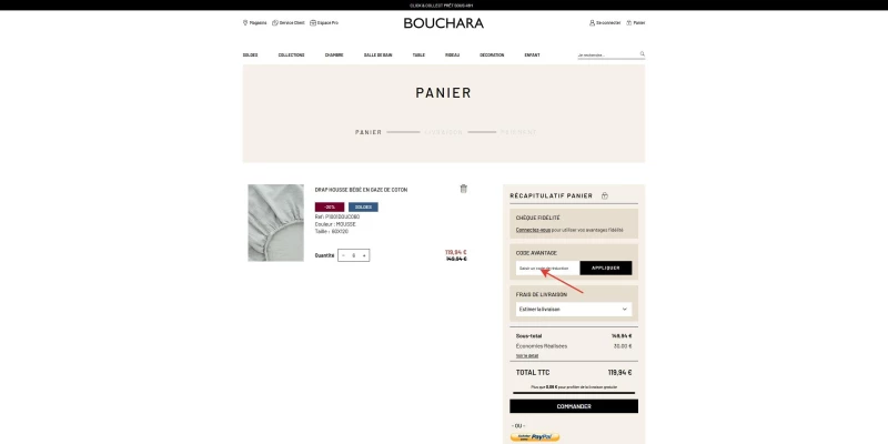 code promo Bouchara