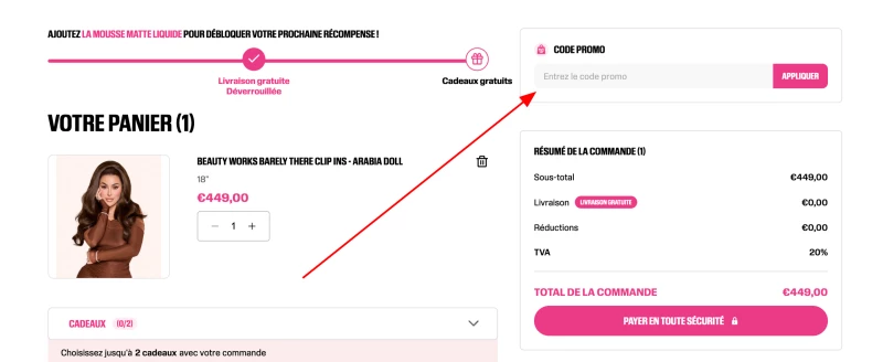 code promo Huda Beauty