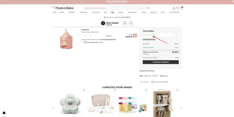 code promo Made in Bébé