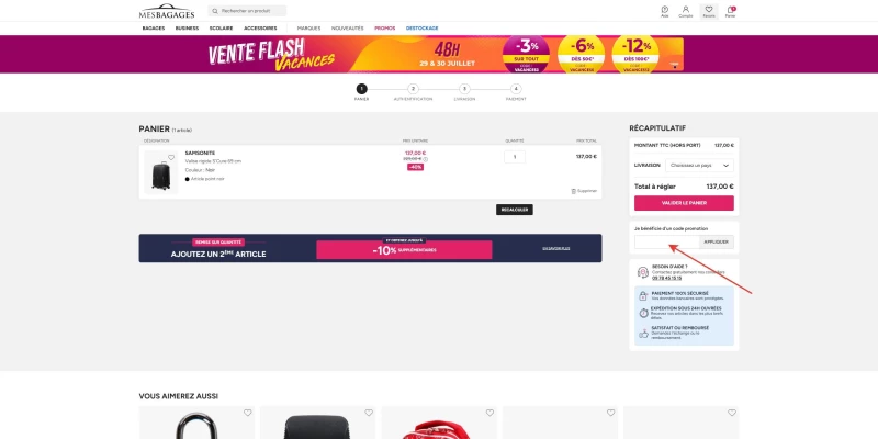 code promo Mes Bagages