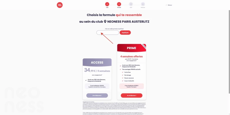 code promo Neoness