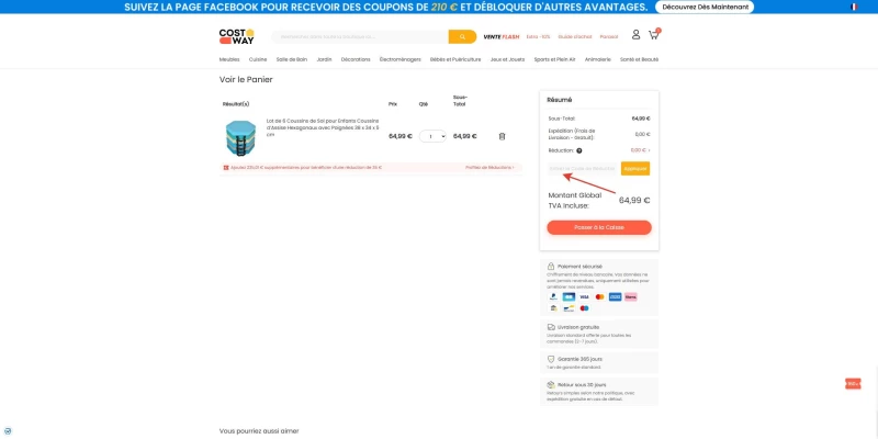 code promo Costway