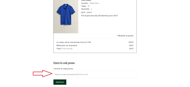 code promo GANT