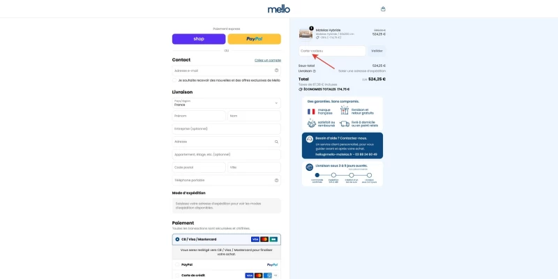 code promo Mello