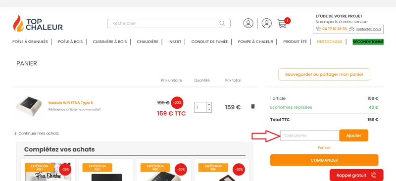 code promo Top Chaleur