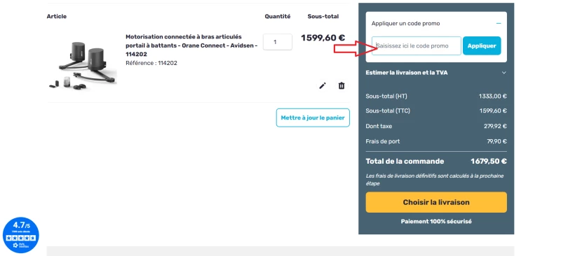 code promo Maisonic