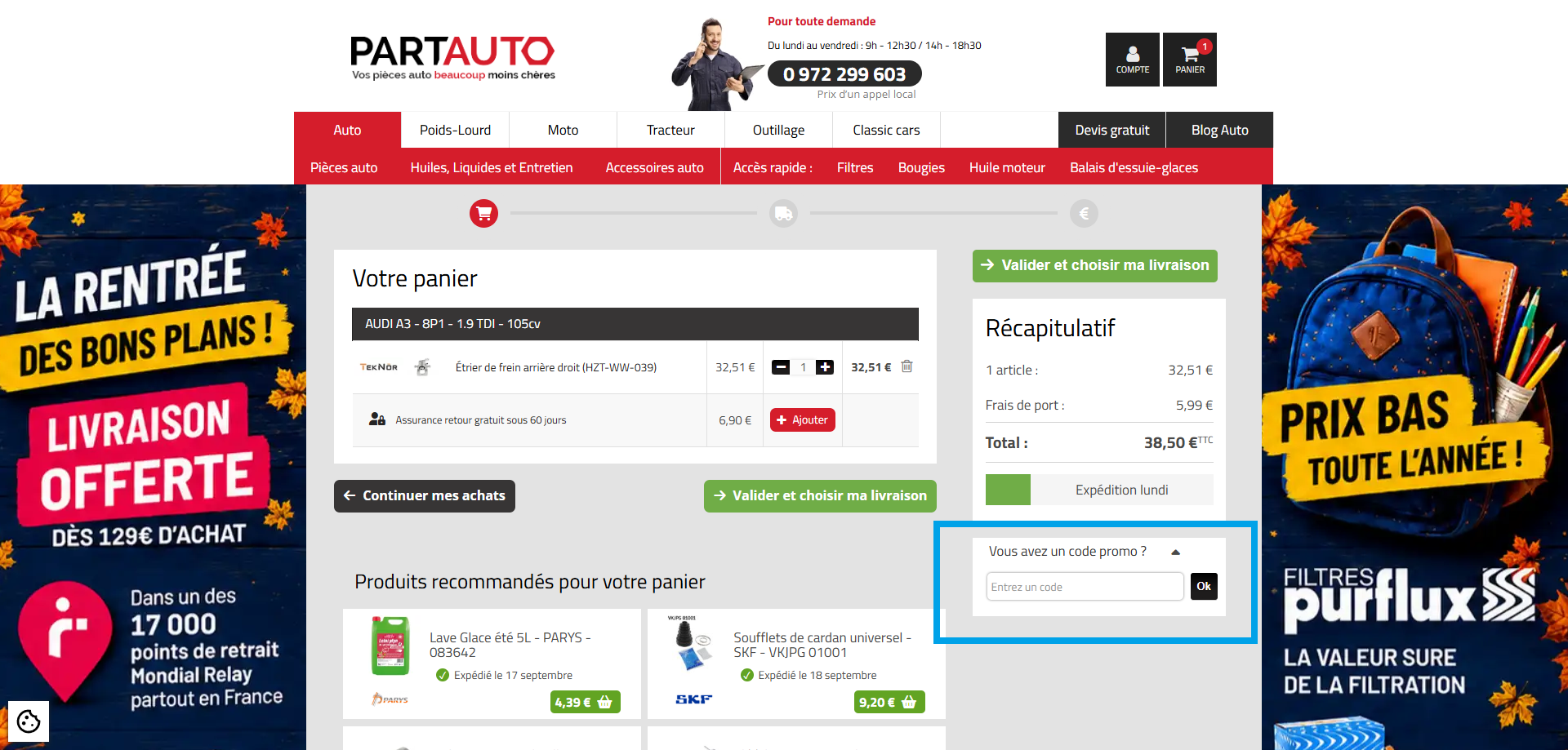 code promo Partauto