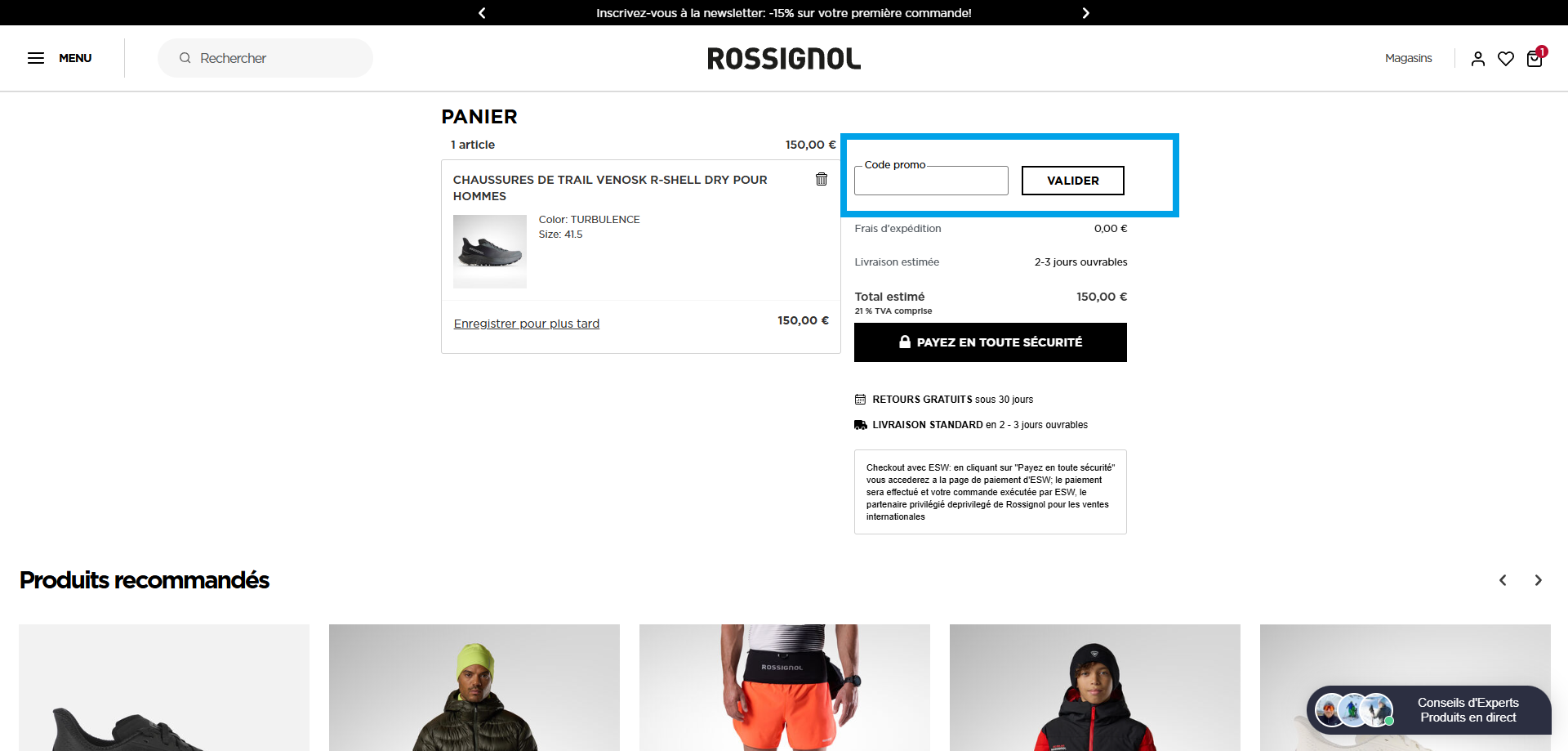 code promo Rossignol
