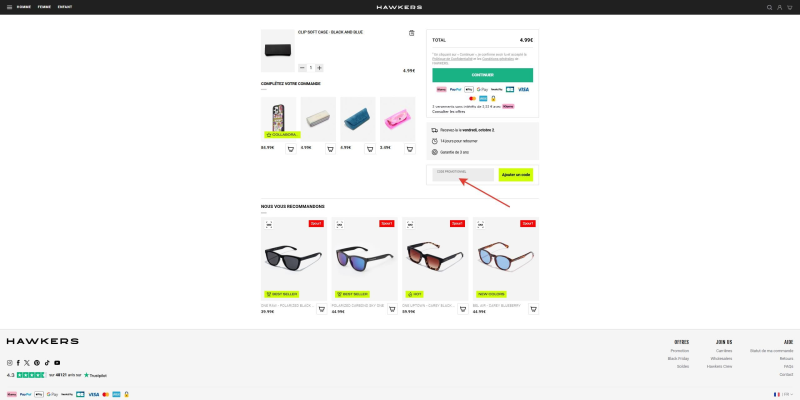 code promo Hawkers
